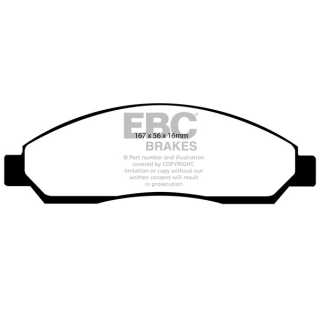 EBC Brakes DP71705 - Zestaw klocków hamulcowych seria GREENSTUFF 