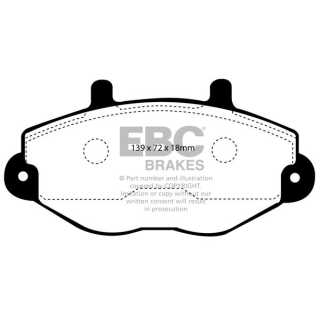 EBC Brakes DP920 - Zestaw klocków hamulcowych seria ULTIMAX2 
