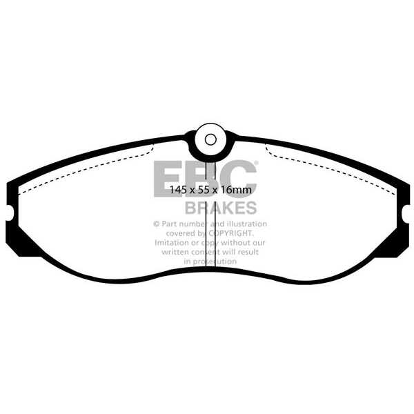 EBC Brakes DP947 - Zestaw klocków hamulcowych seria ULTIMAX2 