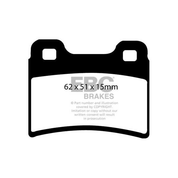 EBC Brakes DP953 - Zestaw klocków hamulcowych seria ULTIMAX2 