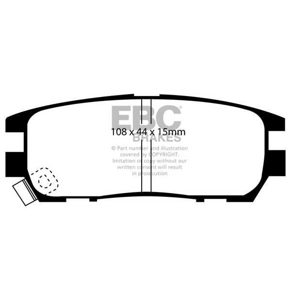 EBC Brakes DP958 - Zestaw klocków hamulcowych seria ULTIMAX2 