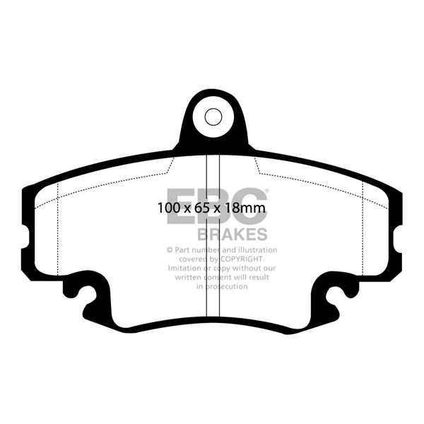 EBC Brakes DP959 - Zestaw klocków hamulcowych seria ULTIMAX2 