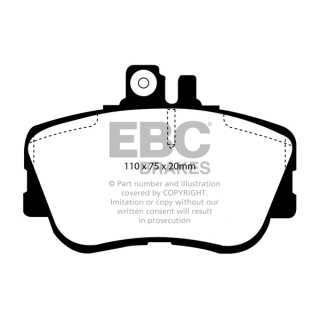 EBC Brakes DP962 - Zestaw klocków hamulcowych seria ULTIMAX2 