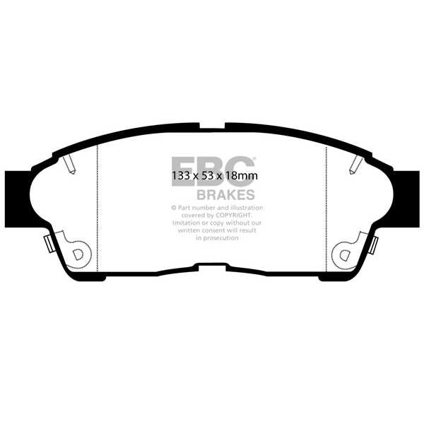 EBC Brakes DP964 - Zestaw klocków hamulcowych seria ULTIMAX2 