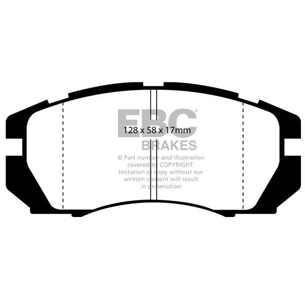 EBC Brakes DP966 - Zestaw klocków hamulcowych seria ULTIMAX2 