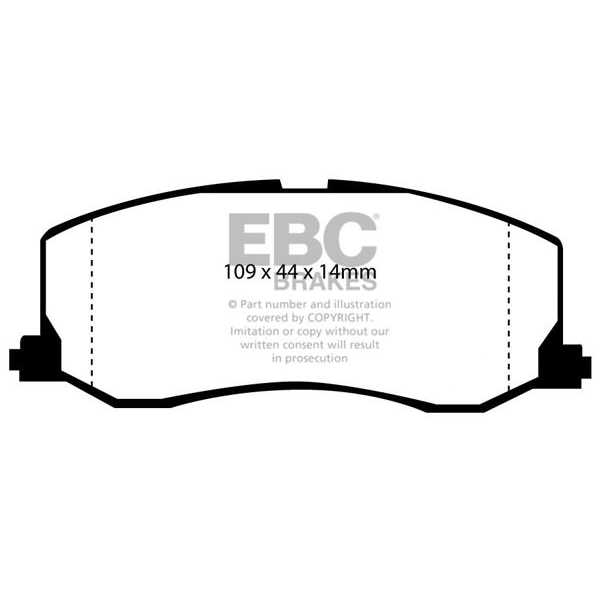 EBC Brakes DP977 - Zestaw klocków hamulcowych seria ULTIMAX2 