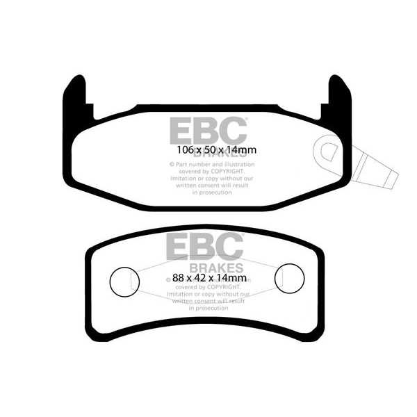EBC Brakes DP978 - Zestaw klocków hamulcowych seria ULTIMAX2 