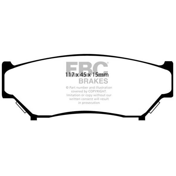 EBC Brakes DP979 - Zestaw klocków hamulcowych seria ULTIMAX2 