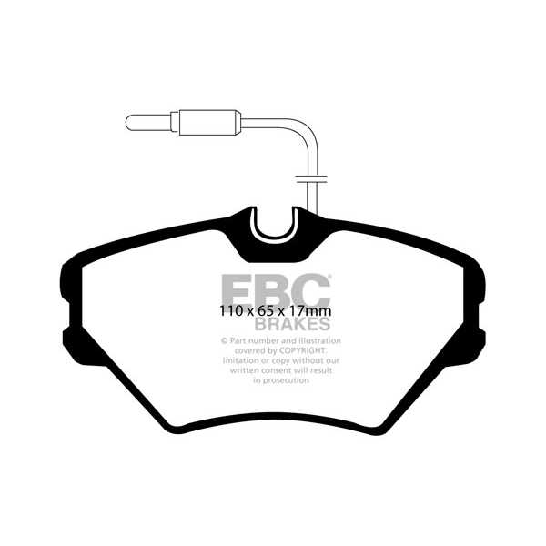 EBC Brakes DP980 - Zestaw klocków hamulcowych seria ULTIMAX2 