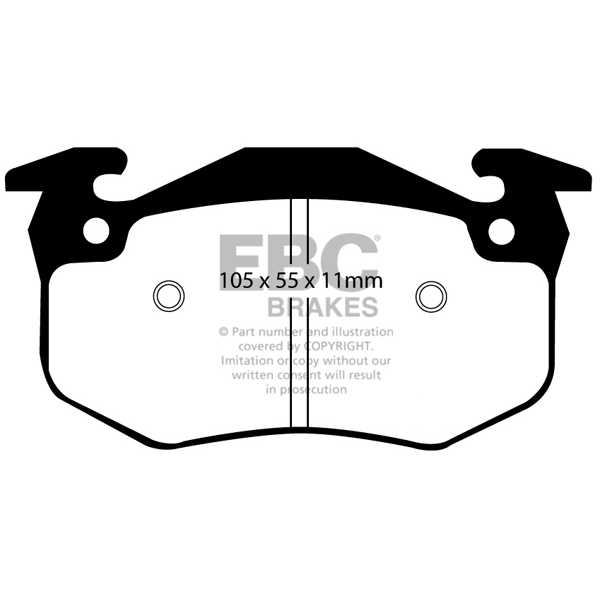 EBC Brakes DP983 - Zestaw klocków hamulcowych seria ULTIMAX2 