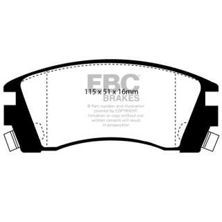 EBC Brakes DP988 - Zestaw klocków hamulcowych seria ULTIMAX2 