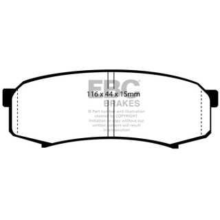 EBC Brakes DP993 - Zestaw klocków hamulcowych seria ULTIMAX2 