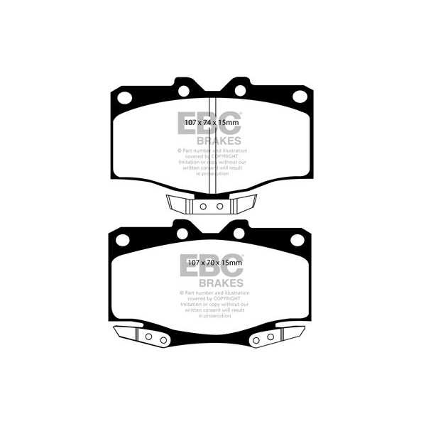 EBC Brakes DP994 - Zestaw klocków hamulcowych seria ULTIMAX2 