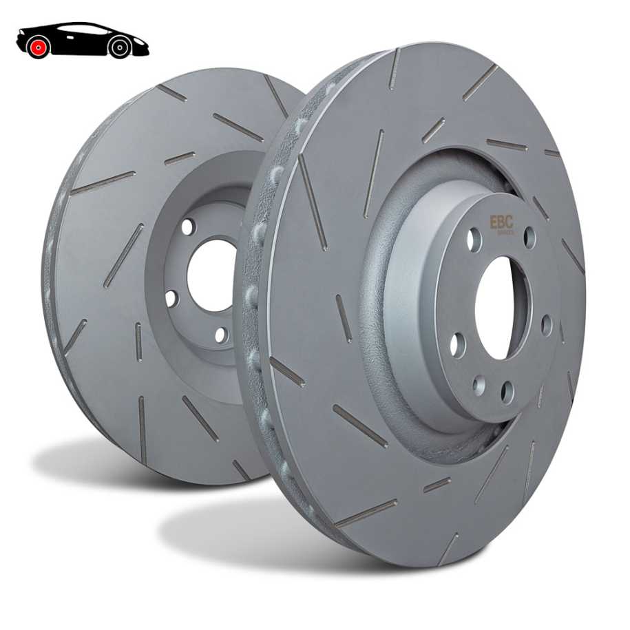 EBC Brakes USR801 - Tarcze hamulcowe nacinane seria USR (Para) 