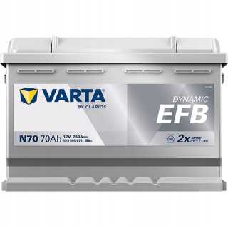 VARTA 70Ah 760A Dynamic EFB N70 12V Akumulator AUDI SEAT VW 2.0TDI 1.6TDI