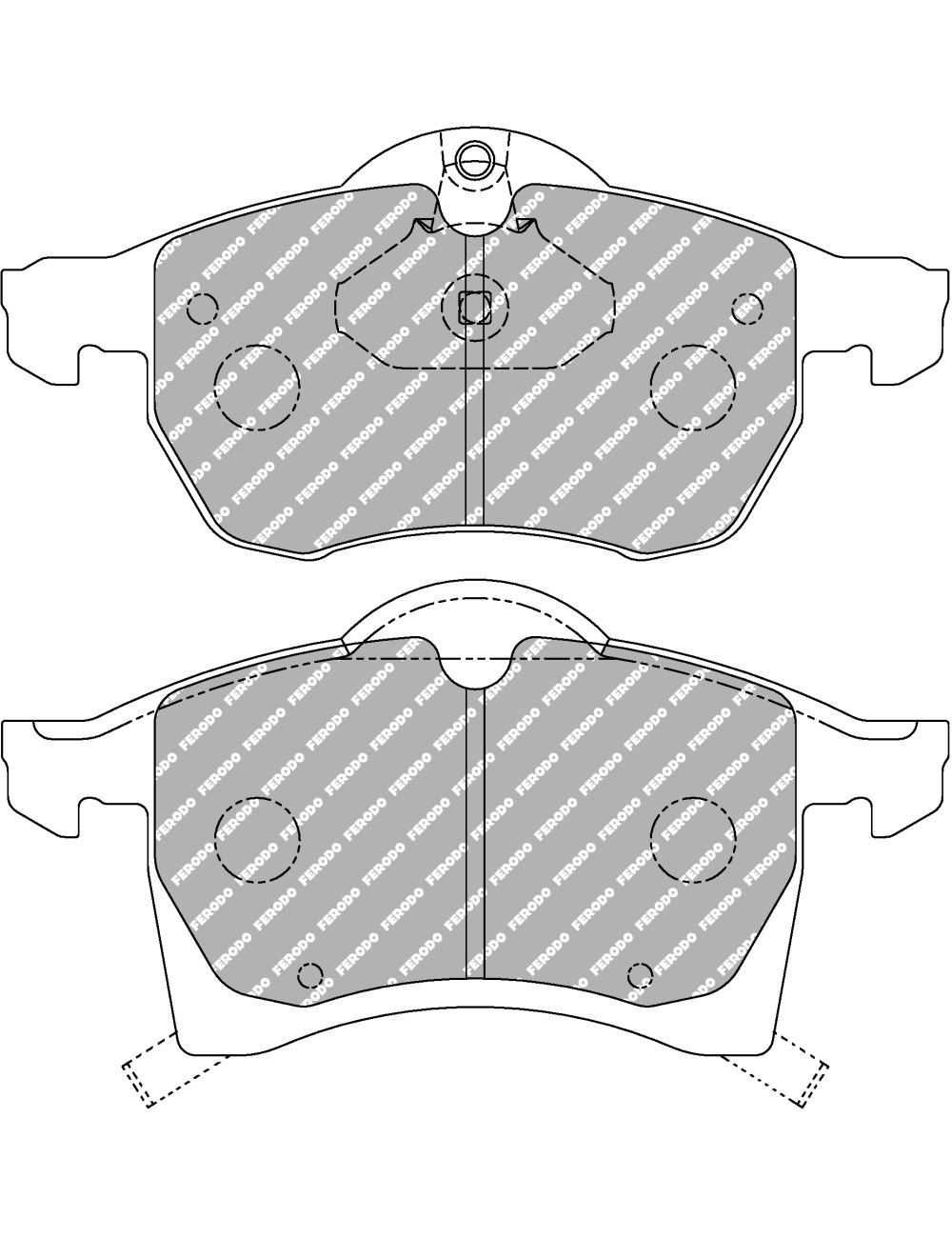 FERODO RACING DS PERFORMANCE FDS1295 Klocki hamulcowe