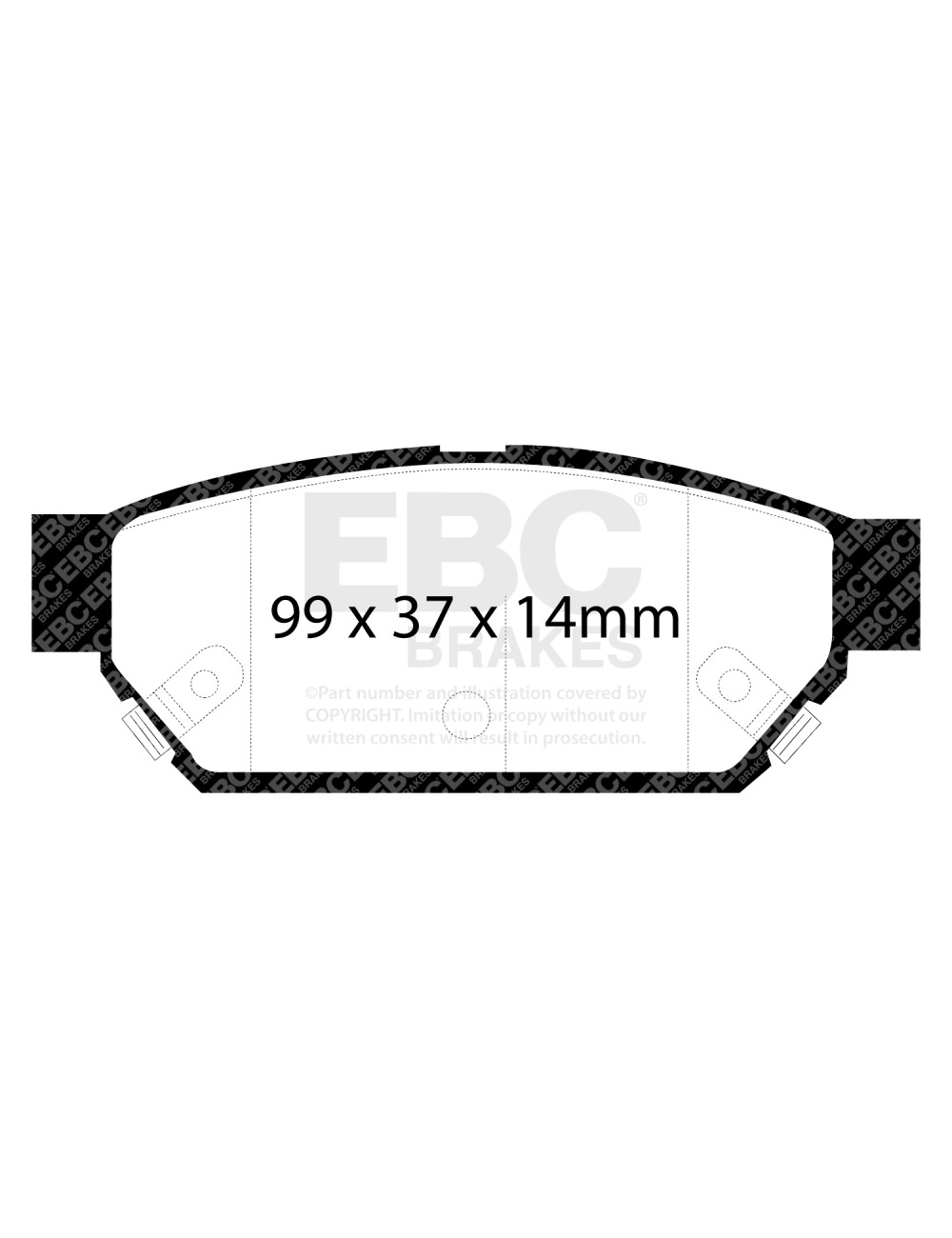 DP2986 - Zestaw klocków hamulcowych seria GREENSTUFF EBC Brakes