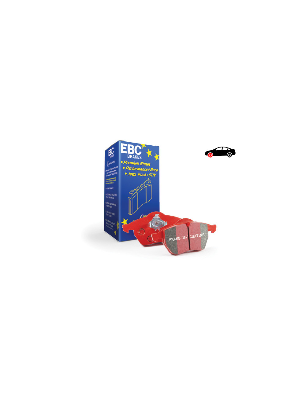 DP3706C - Zestaw klocków hamulcowych seria REDSTUFF EBC Brakes