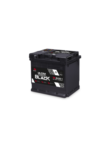 Ultra Power Black 50Ah 440A P+ 12V Akumulator BL-50-1