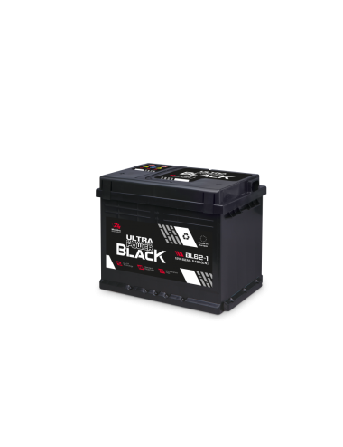 Ultra Power Black 62Ah 540A P+ 12V Akumulator BL-62-1