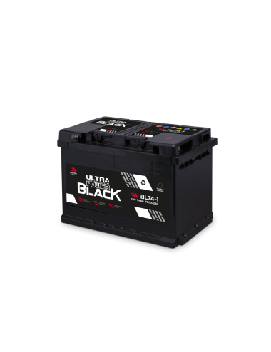 Ultra Power Black 74Ah 700A P+ 12V Akumulator BL-74-1
