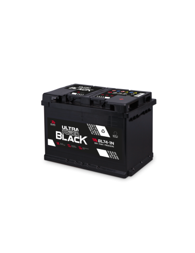 Ultra Power Black 74Ah 700A P+ 12V Akumulator BL-74-1-N
