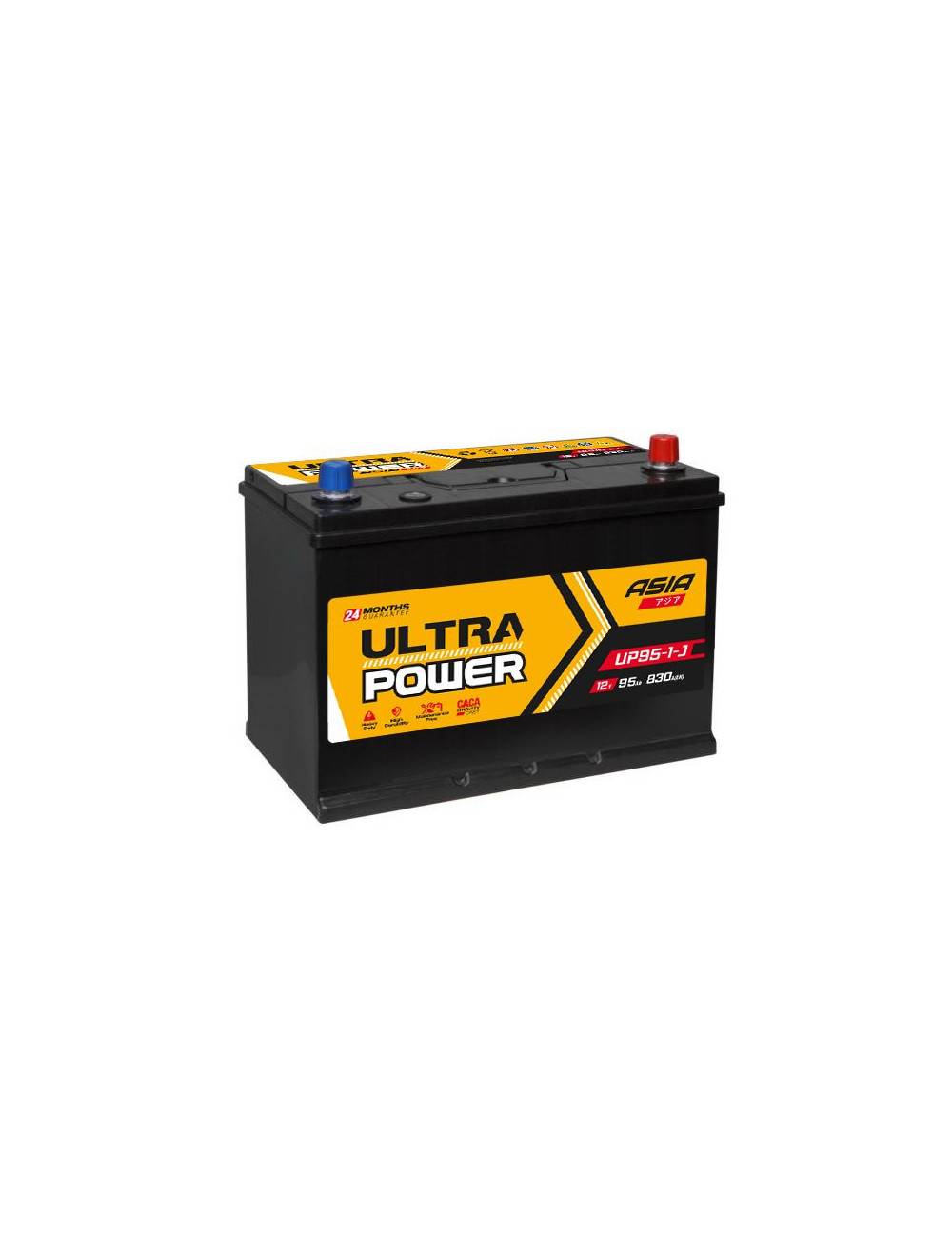 Ultra Power Asia 95Ah 830A P+ 12V Akumulator UP-95-1-J
