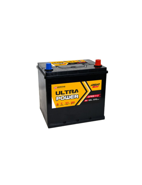 Ultra Power Asia 65Ah 570A P+ 12V Akumulator UP-65-1-J