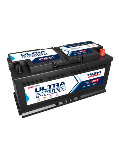 Ultra Power AGM 105Ah 950A P+ 12V Akumulator AUP-105-1