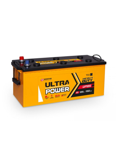 Ultra Power ciężarowe 185Ah 1150A ETN 3 12V Akumulator UP-185