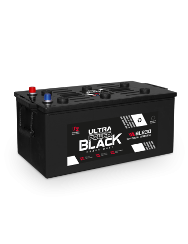 Ultra Power Black 230Ah 1300A L+ 12V Akumulator BL-230