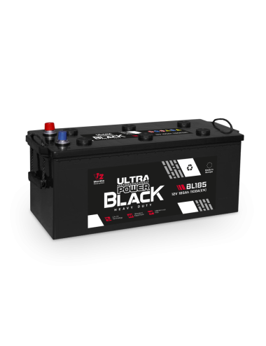 Ultra Power Black 185Ah 1100A L+ 12V Akumulator BL-185
