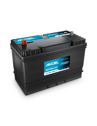 Akcel ciężarowe 105Ah 800A L+ 12V Akumulator AK-105