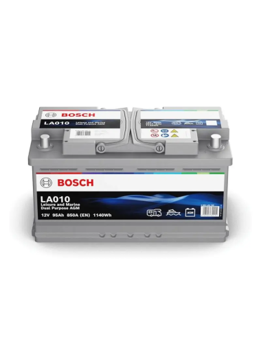 Akumulator Bosch 95Ah LA010 AGM Dual Purpose do łodzi i kampera