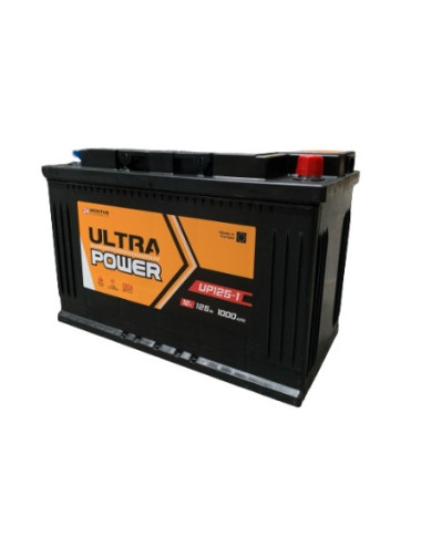 Akumulator 125Ah 1000A Ultra Power Mocny JCB CASE NEW HOLLAND do TRAKTORa
