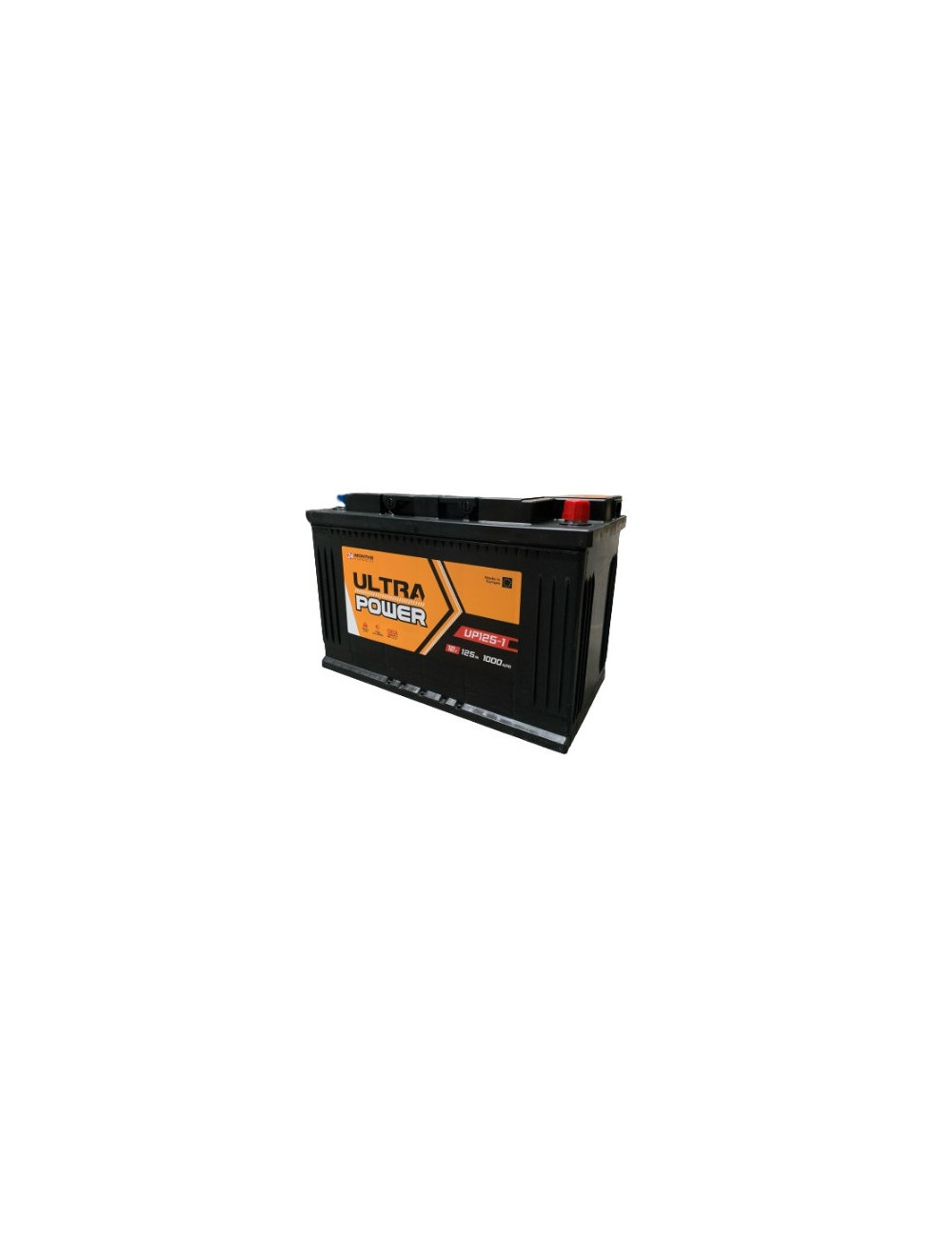 Akumulator 125Ah 1000A Ultra Power Mocny JCB CASE NEW HOLLAND do TRAKTORa