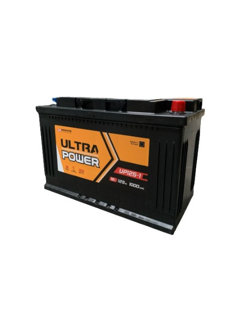 Akumulator 125Ah 1000A Ultra Power Mocny JCB CASE NEW HOLLAND do TRAKTORa