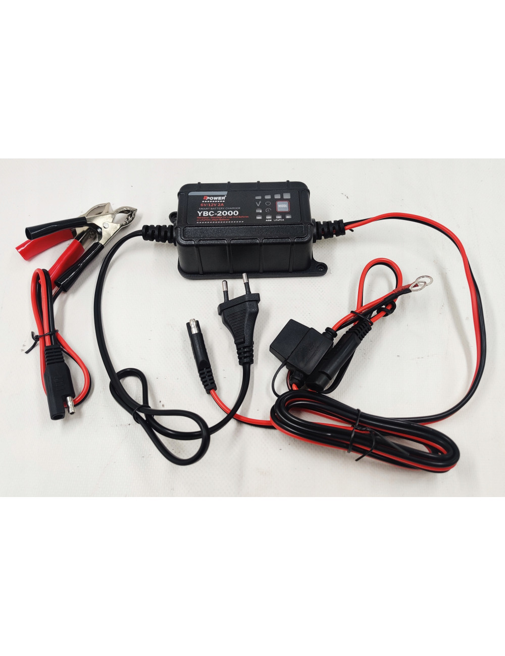 BPower Ładowarka 2A do akumulatorów automatyczna 6V 12V AGM EFB GEL LiFePO4