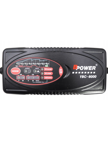 BPower Ładowarka do akumulatorów automatyczna 12V 24V AGM EFB GEL LiFePO4