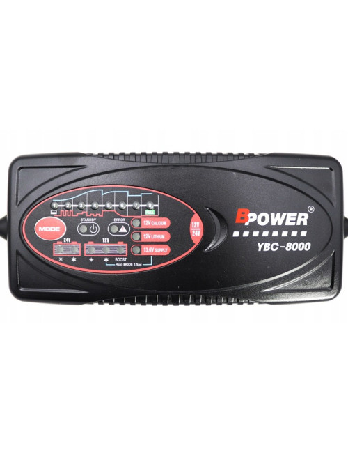 BPower Ładowarka do akumulatorów automatyczna 12V 24V AGM EFB GEL LiFePO4