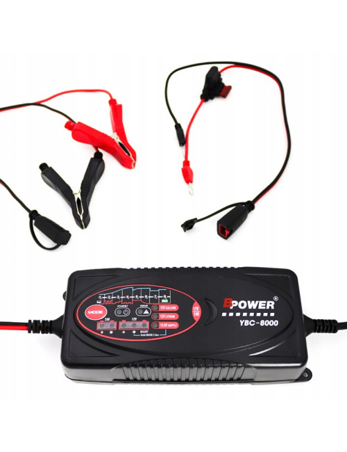 BPower Ładowarka do akumulatorów automatyczna 12V 24V AGM EFB GEL LiFePO4