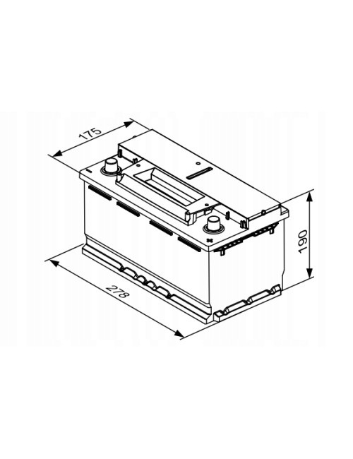 BOSCH 77Ah 780A P+ Akumulator VW PASSAT B6 B7 TOURAN TIGUAN GOLF TDI TSI
