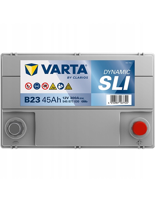VARTA 45Ah 300A B24 Dynamic SLI Akumulator L+ CASE DEUTZ AGROTRON MINI