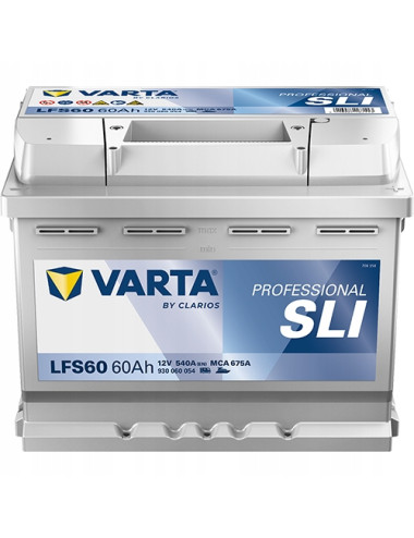VARTA 60Ah 540A LFS60 PROF. SLI MARINE akumulator do łodzi motorówek jachty