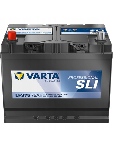 VARTA 75Ah 600A LFS75 PROF. SLI MARINE akumulator do łodzi motorówek jachty