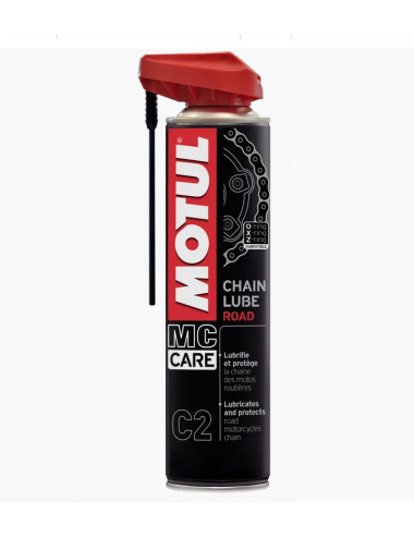 MOTUL C2 Bezbarwny Smar do łańcucha motocyklowego w gokartach CHAIN 0.4L