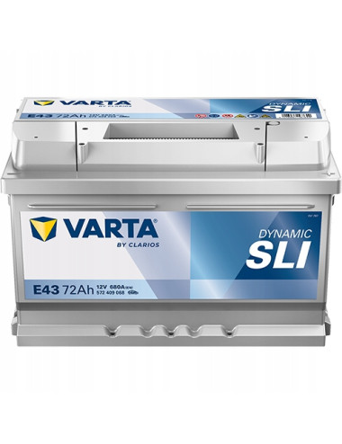 VARTA 72Ah 680A E43 Dynamic SLI LB3 Akumulator FORD FOCUS MONDE S-MAX C-MAX