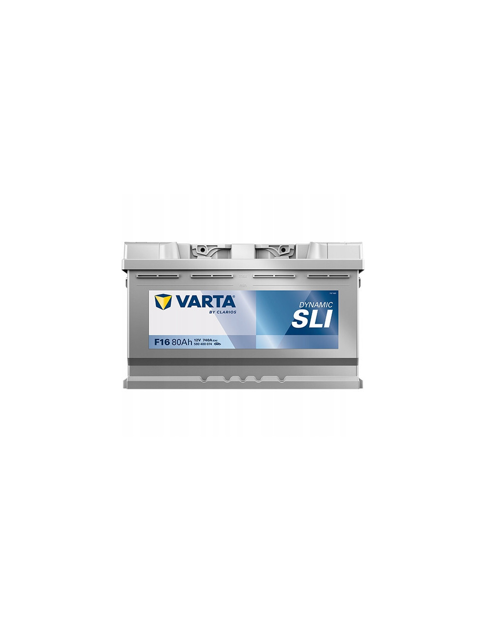 VARTA 80Ah 740A F16 Dynamic SLI 12V L4 Akumulator Toyota Auris Audi A6 C6