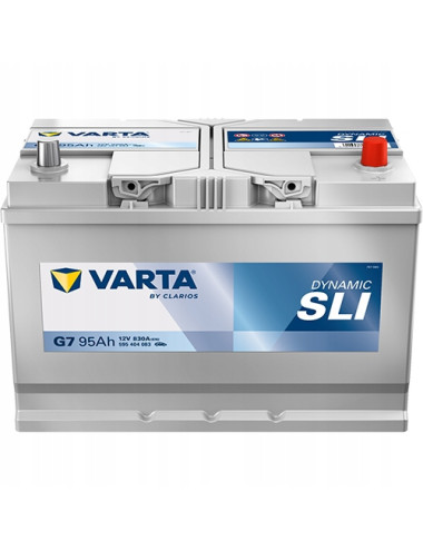 VARTA 95Ah 830A P+ G7 Dynamic SLI 12V 335 D31 Akumulator Land Cruiser