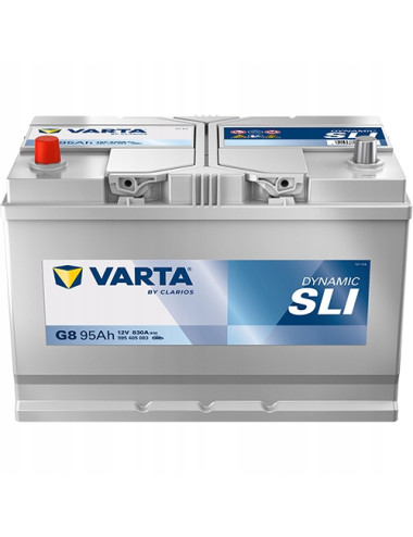 VARTA 95Ah 830A G8 Dynamic SLI 12V 334 D31R Akumulator Toyota Land Crusier